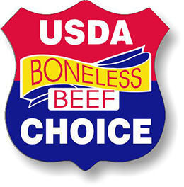 USDA Choice Boneless Beef Shield Labels, Stickers