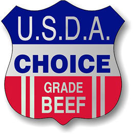 USDA Choice Grade Beef Foil Label, USDA Choce Beef Stickers