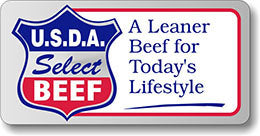 USDA Select Foil Beef Label, USDA Select Beef Labels