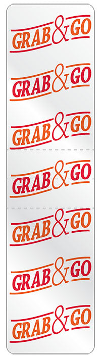 Grab & Go Deli Tamperproof Strip Labels