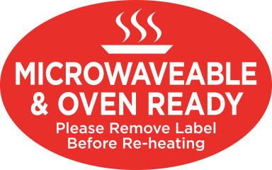Microwaveable & Oven Ready Labels, Removable Adhesive
