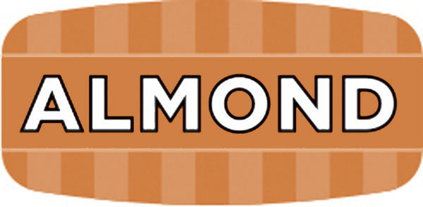 Almond Flavor Labels, Almond Flavor Stickers