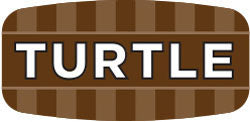 Turtle  Flavor Labels, Turtle Flavor Stickers