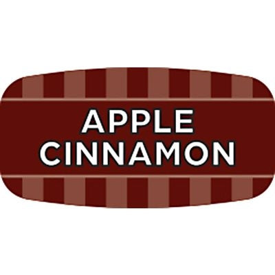 Apple Cinnamon Flavor Labels, Apple Cinnamon Flavor Stickers