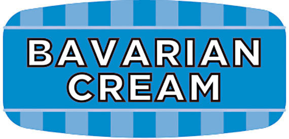 Bavarian Cream Flavor Labels, Bavarian Cream Flavor Stickers