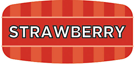 Strawberry Flavor Labels, Strawberry Flavor Stickers