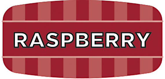 Raspberry Flavor Labels, Raspberry Bakery Stickers at ScaleLabels.com