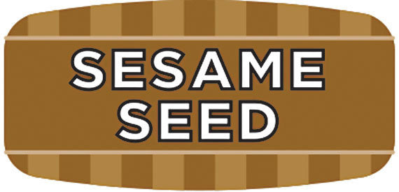Sesame Seed Flavor Labels, Sesame Seed Flavor Stickers