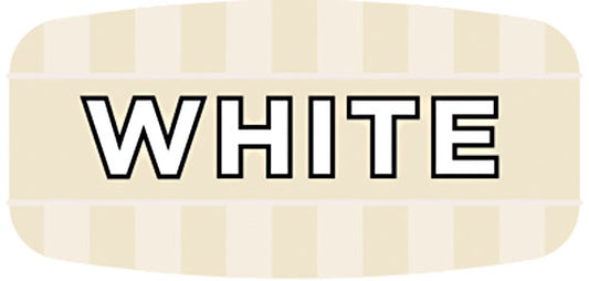 White Flavor Labels, White Flavor Stickers