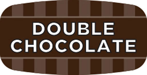 Double Chocolate Flavor Labels, Double Chocolate Flavor Stickers