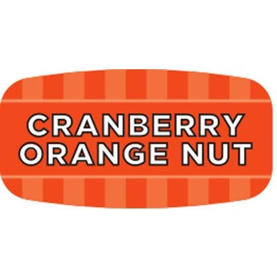 Cranberry Orange Nut Flavor Labels, Cranberry Orange Stickers
