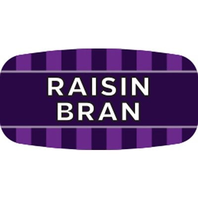 Raisin Bran Flavor Labels, Raisin Bran Flavor Stickers