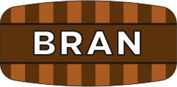 Bran Bakery Flavor Labels, Bran Flavor Stickers