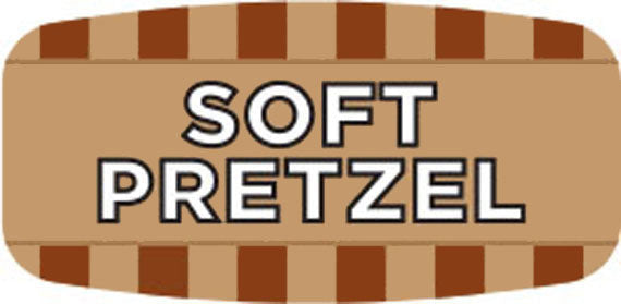 Soft Pretzel Flavor Labels, Soft Pretzel Flavor Stickers