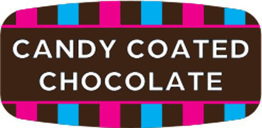 Candy Coated Chocolate Flavor Labels, Candy Coated Stickers