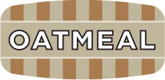 Oatmeal Flavor Labels, Oatmeal Flavor Stickers