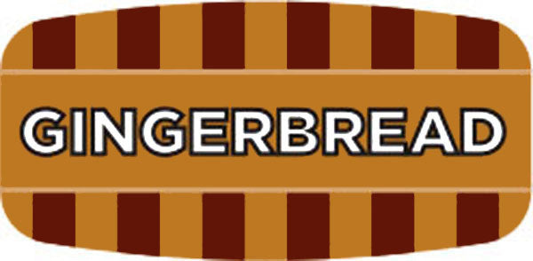 Gingerbread Flavor Labels, Gingerbread Flavor Stickers