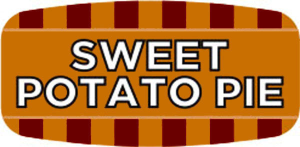 Sweet Potato Pie Flavor Labels, Sweet Potato Pie Stickers