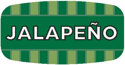 Jalapeno Flavor Labels, Jalapeno Flavor Stickers