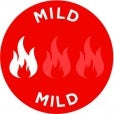 MILD  1" Circle Labels, Mild Stickers