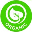Organic 1" Circle Labels, Organic Stickers