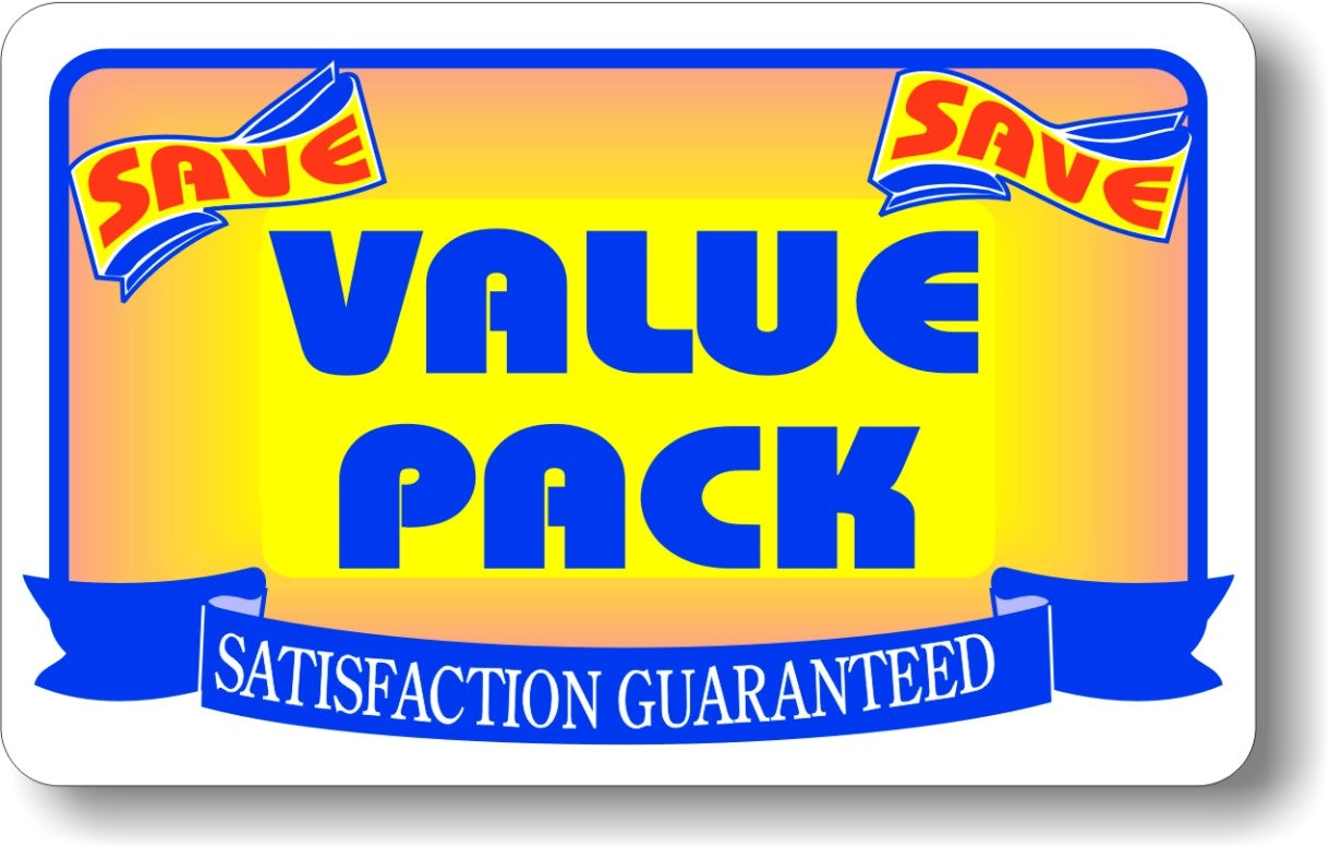 Value Pack Labels, Value Pack Stickers