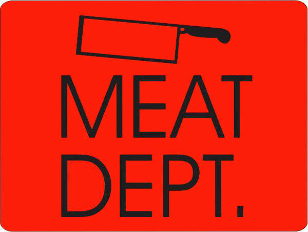 Meat Dept. Labels