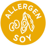 Soy Allergy Labels 1" Circle, Soy Allergy Stickers