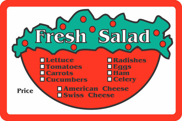 Large Fresh Cut Salad Check Off