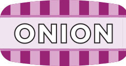 Onion Flavor Labels, Onion Flavor Stickers