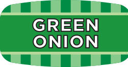 Green Onion Flavor Labels, Green Onion Flavor Stickers