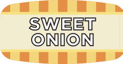 Sweet Onion Flavor Labels, Sweet Onion Flavor Stickers
