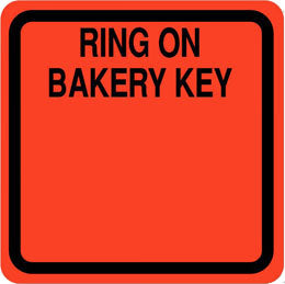 Ring On Bakery Key Labels, Ring on Bakery Stickers