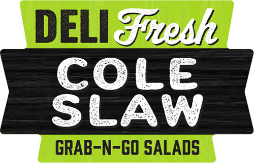 Deli Fresh Cole Slaw Labels, Coleslaw Deli Stickers