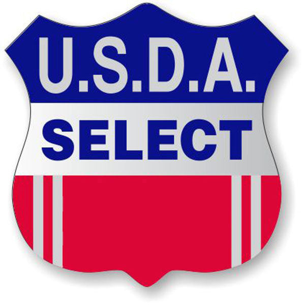 USDA Select Foil Shield Labels, USDA Select Foil Stickers