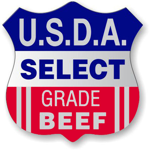 USDA Select Grade Foil Shield Labels, USDA Select Stickers
