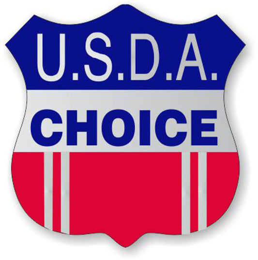 USDA Choice Beef Foil Shield Labels, USDA Choice Beef Stickers