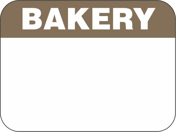 Bakery Write On Labels, Bakery Write On Stickers 1000/Roll