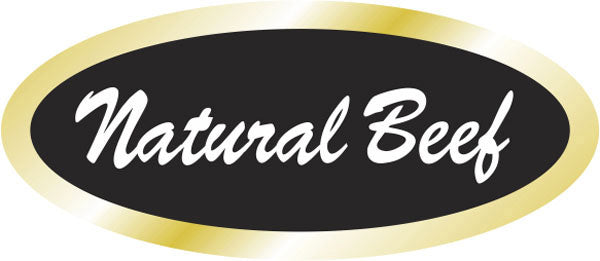 Natural Beef Foil Labels, Natural Beef Stickers