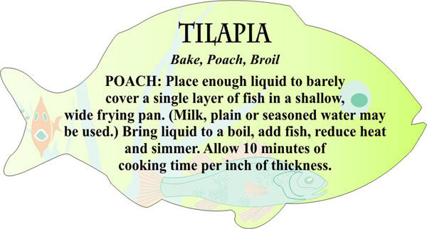Tilapia Recipe Labels