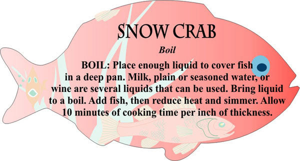 Snow Crab Boil Recipe Labels