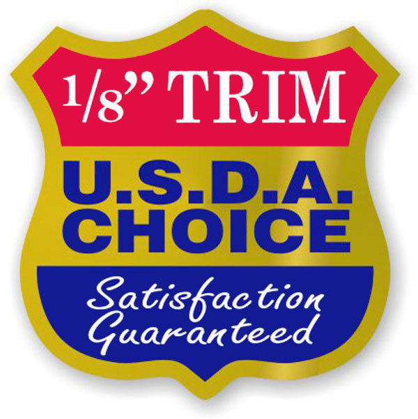 1/8" Trim USDA Choice Beef Labels, 1/8" Trim USDA Stickers