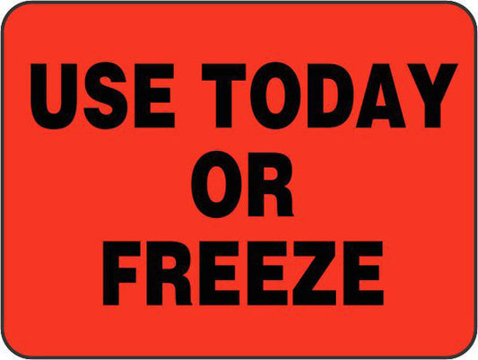 Use Today or Freeze Labels