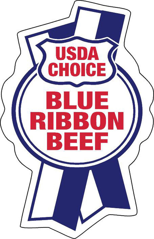 USDA Choice Blue Ribbon Beef Labels at ScaleLabels.com Beef Labels