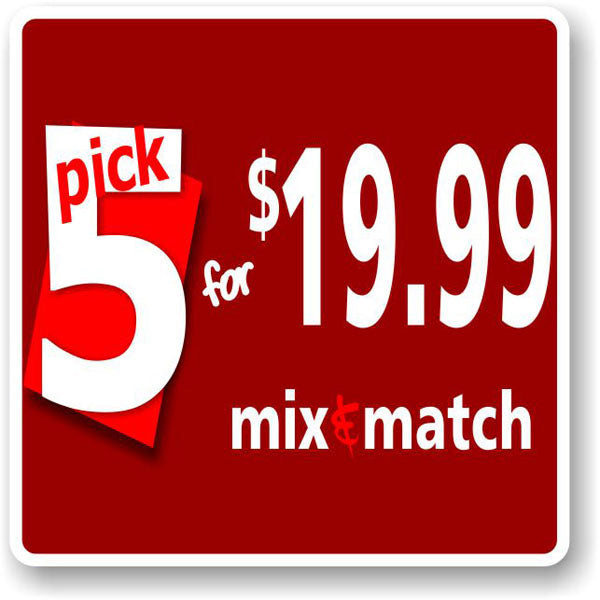 Pick 5 For $19.99 Mix and Match Labels