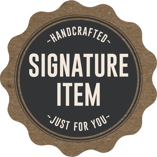 Signature Item Handcrafted for You Labels