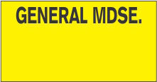 GENERAL MERCHANDISE Yellow Labels FEB-502 for Monarch Model 1110