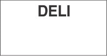 DELI Black/White Price Gun Labels FEB-120 for Monarch Model 1110
