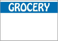 GROCERY Blue Price Gun Labels FG-117 for Monarch Model 1131