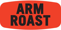Arm Roast Dayglo Labels, Stickers